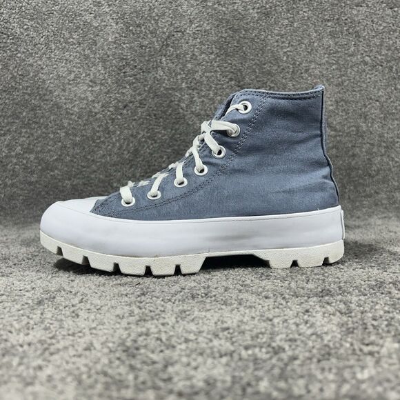 Converse Chuck Taylor All Star Lugged 571165C Women’s Size 6 Blue Platform Shoes - Picture 5 of 12